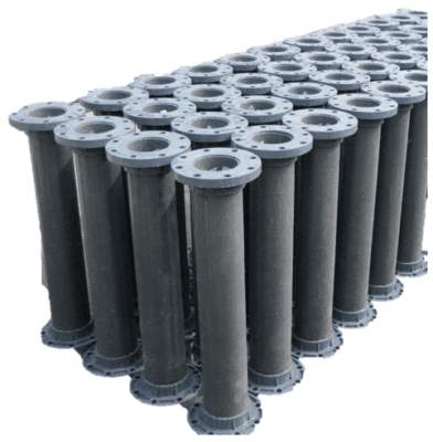 MEZCLADOR ESTATICO 4" TRANSPARENTE SIN PUERTO INYECCION