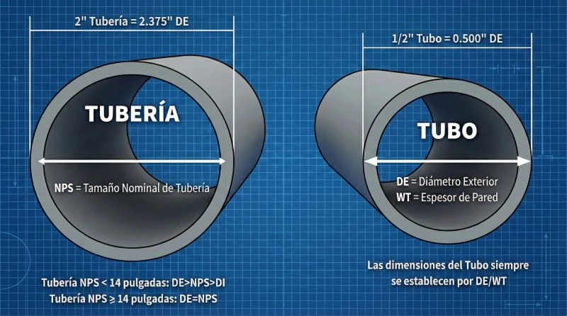 ¿Tuberia o Tubo? 1 pipe o tubing